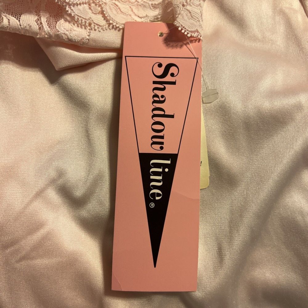 Shadowline Cuddlemere Nylon Fabric Lingerie‎ Nightgown Medium Pink NWT - Picture 7 of 10